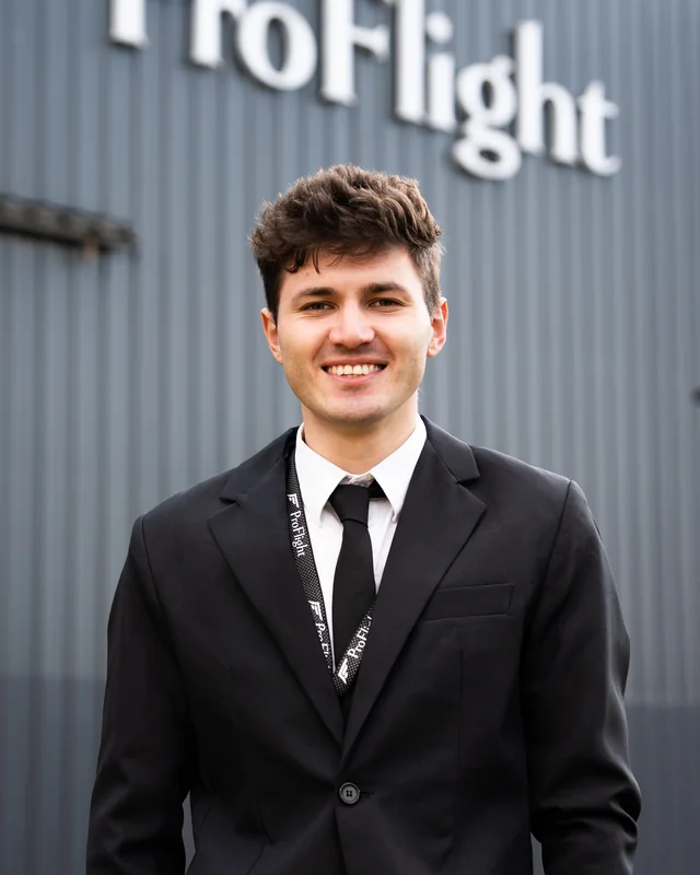 Luciano Stunf, egresado de ProFlight