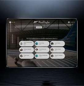 Tótem de check-in de ProFlight